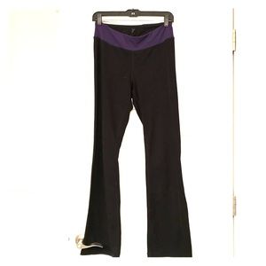 Bootlegged yoga pants